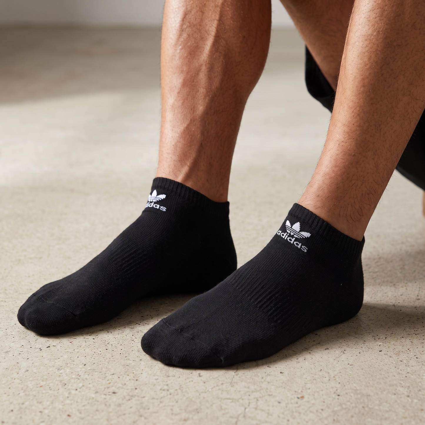 ADIDAS ANKLE SOCKS (6 PAIR)