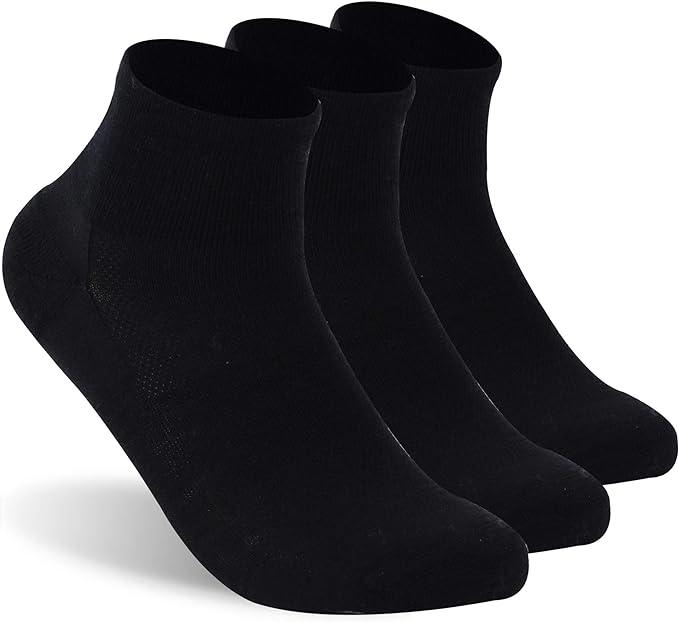 ANKLE SOCKS (3 PAIR) BLACK