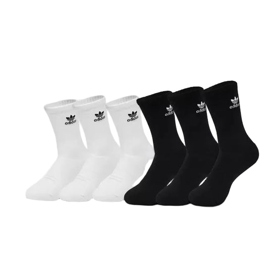 ADIDAS ATHLETIC CREW SOCKS (6 PAIR)