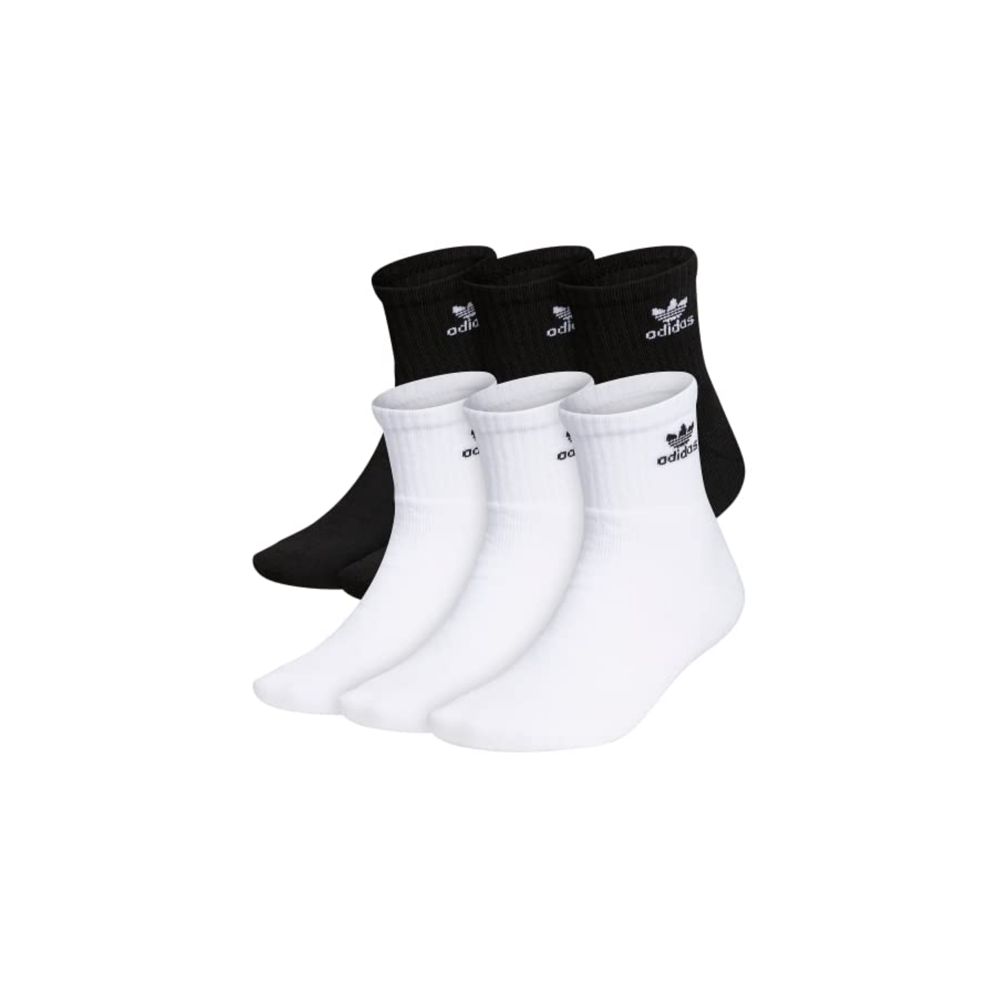 ADIDAS QUARTER SOCKS (6 PAIR)