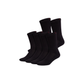 ATHLETIC CREW SOCKS (3 PAIR) (Black)
