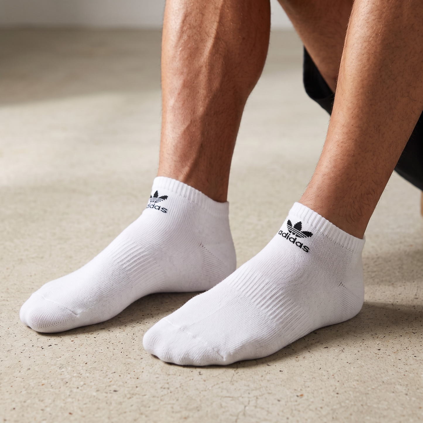 ADIDAS ANKLE SOCKS (6 PAIR)