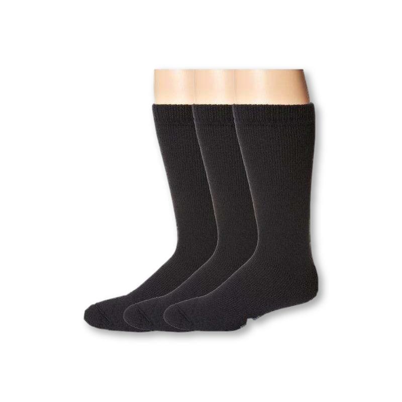 High Crew Socks Black (3 Pairs)